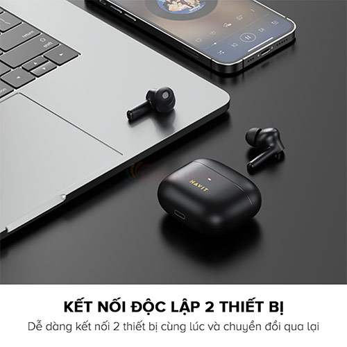Tai nghe Bluetooth True Wireless Havit TW958 Pro - Hàng chính hãng