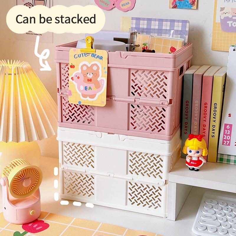 Giỏ Đựng Đồ Bằng Nhựa Đa Năng Có Thể Gấp Gọn Tiện Dụng