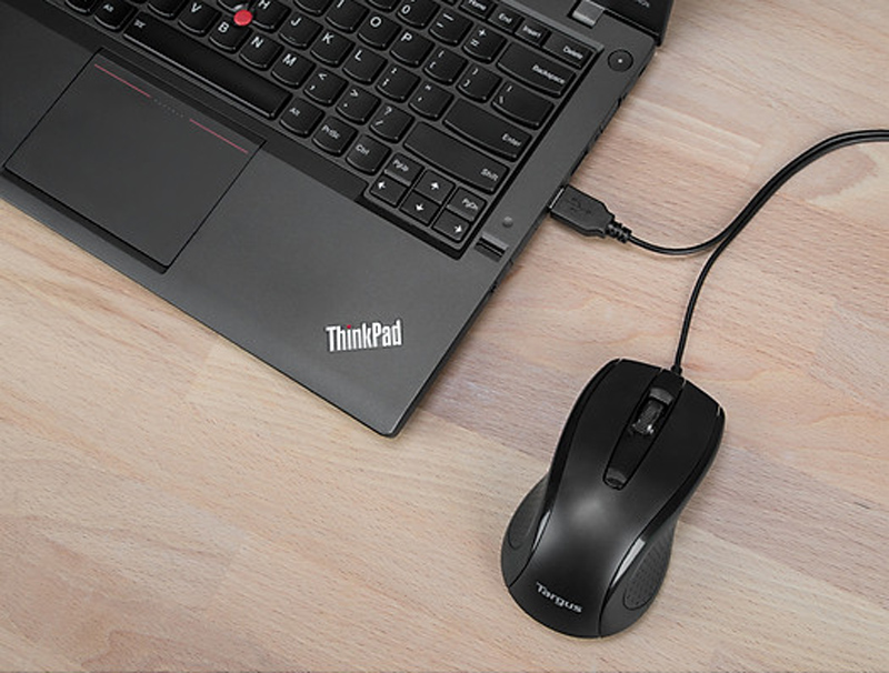 Chuột có dây USB TARGUS Optical Mouse - U660 - Hàng Chính Hãng