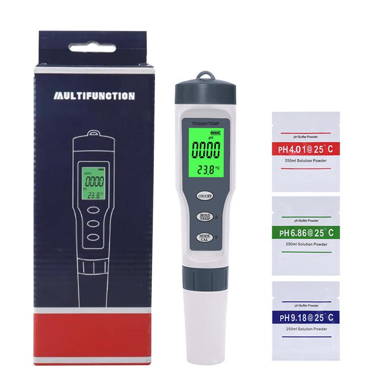 Xét nghiệm mức độ Ph 4-GEN-1, một máy đo đo độ lượng nước kỹ thuật số được dùng để kiểm tra độ PH/TDS/chui nhiệt độ cao, được dùng để kiểm tra nước uống, gia đình, hồ bơi và hồ bơi.