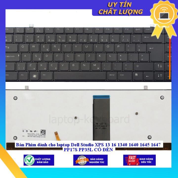 Bàn Phím dùng cho laptop Dell Studio XPS 13 16 1340 1640 1645 1647 PP17S PP35L CÓ ĐÈN - Hàng Nhập Khẩu New Seal