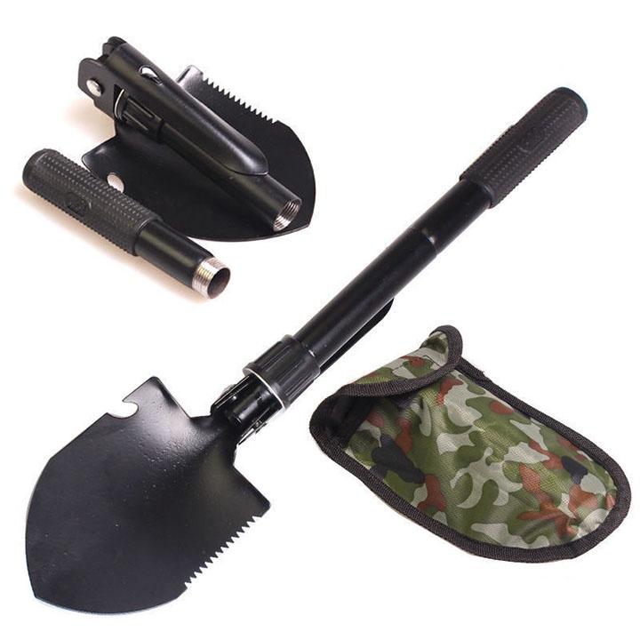 Xẻng Quân Dụng Đa Năng 5 Trong 1 kích thước mini tiện dụng và nhỏ gọn