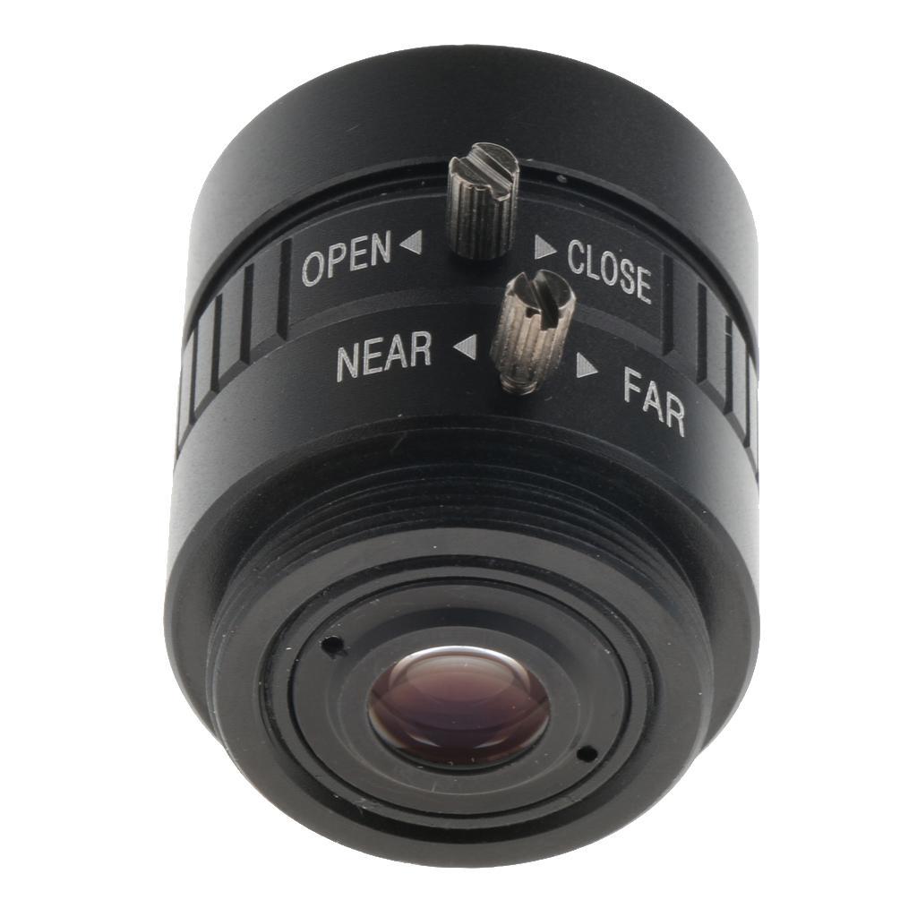 1/2" Fixed Iris 4mm 3MP F1.2 CCTV IR Lens CS Mount for Security IP Camera