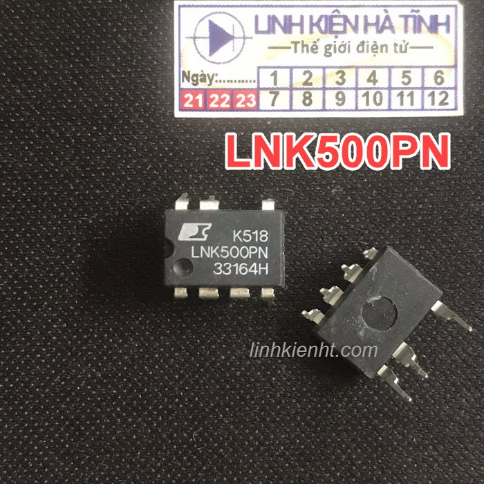 Túi 5 con LNK500P LNK500PN IC nguồn DIP-7