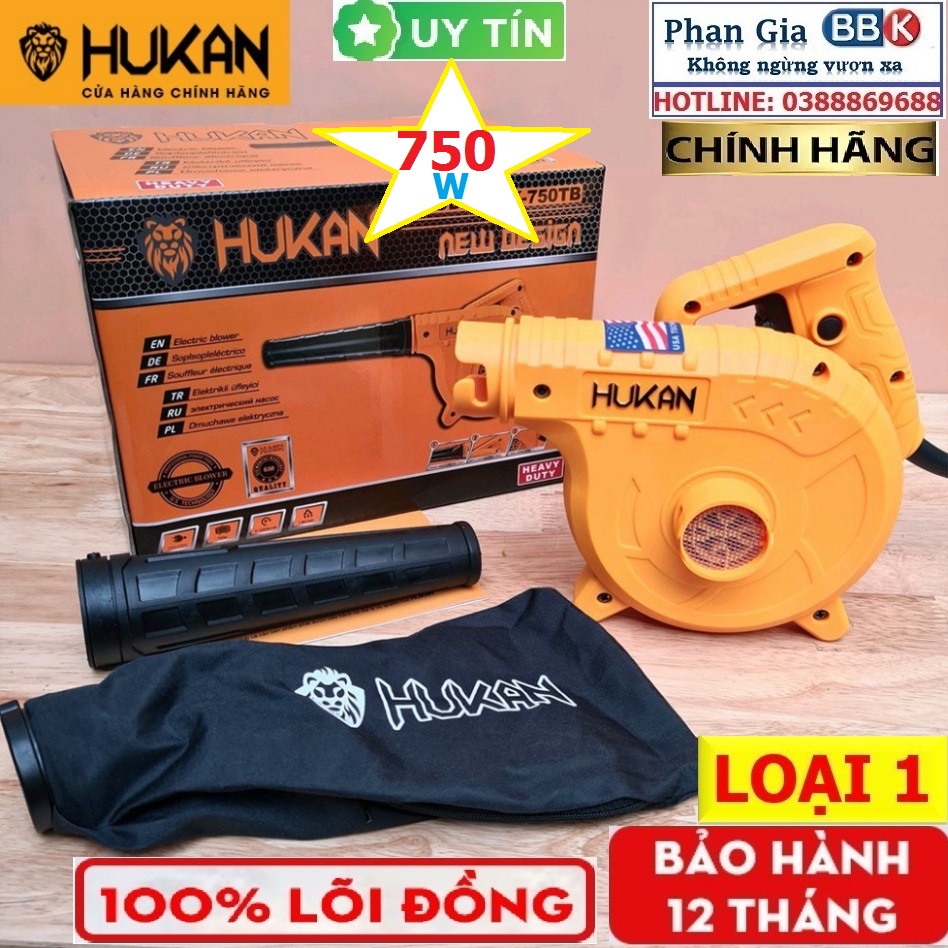 Máy thổi bụi HUKAN HK-750TB siêu khỏe công suất 750W lõi dây đồng