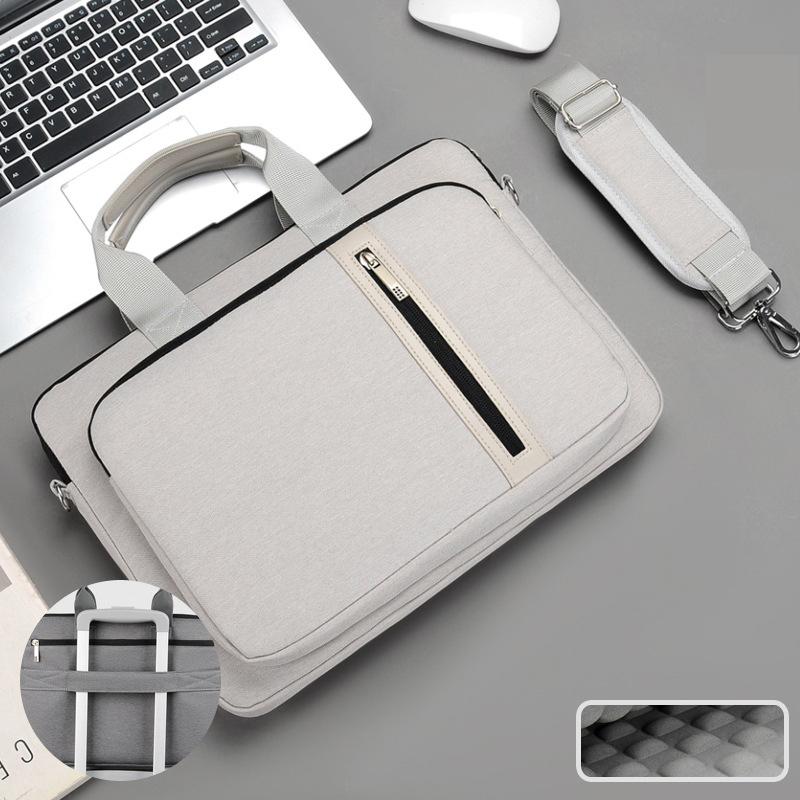Túi Laptop Xách Cặp Dùng Cho Macbook Air 13 Ốp Lưng Xiaomi Samsung HP Cho 13 14 15.6 17.3 Inch Di Động Chống Sốc túi Đeo Vai