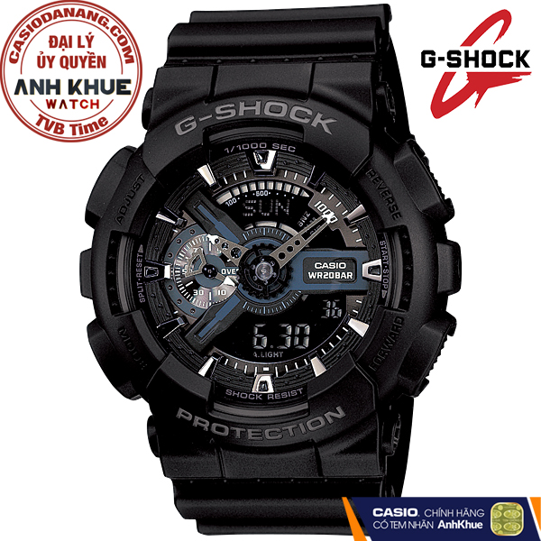 Đồng hồ nam dây nhựa Casio G-Shock chính hãng GA-110-1BDR