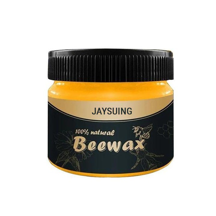 Sáp ong đánh bóng đồ gỗ Beewax-TVS-Nhật Bản-(tặng 01 khăn lau 2 mặt siêu mịn lau gỗ-1 sợi chỉ đỏ+túi vải đỏ may mắn)