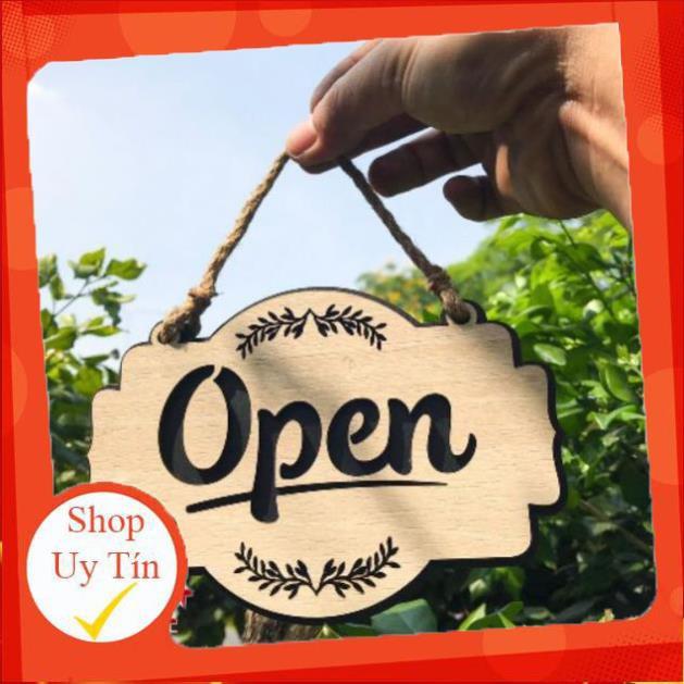 Bảng Gỗ Decor - Mẫu Open - Close - Bảng Gỗ Woody