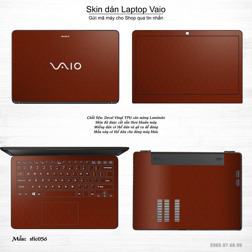 Skin dán Laptop Sony Vaio in hình Hoa văn sticker _nhiều mẫu 10 (inbox mã máy cho Shop)