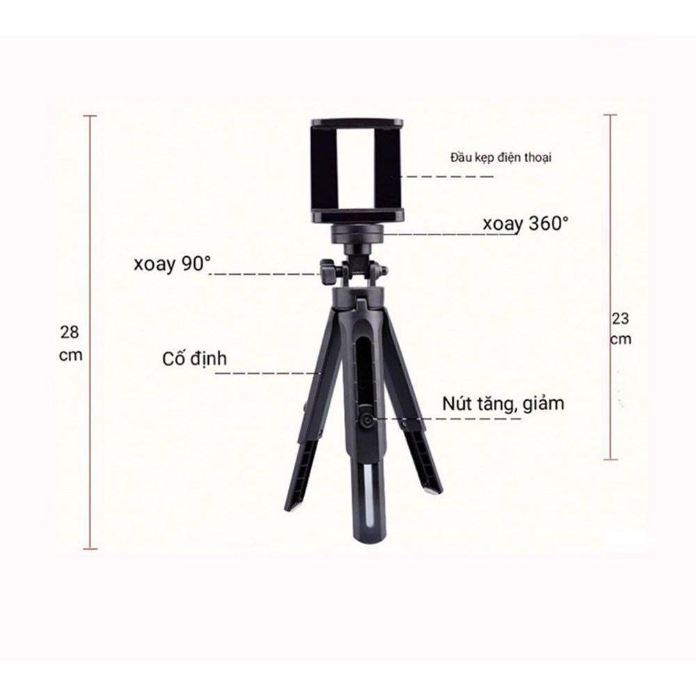 Giá Đỡ 3 Chân Tripod Support MT01 Xoay 360 Độ loại mini 3 chân