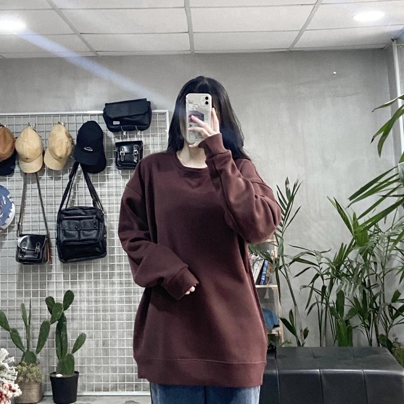 Sweater nỉ ngoại nhiều màu