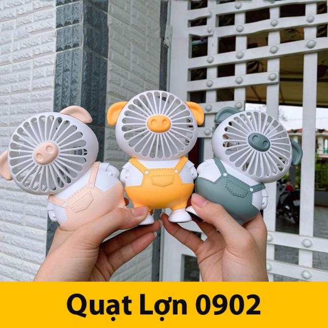 Quạt Mini - Quạt Lợn - Quạt Heo Tích Điện (Ngộ Nghĩnh)- Giao ngẫu nhiên