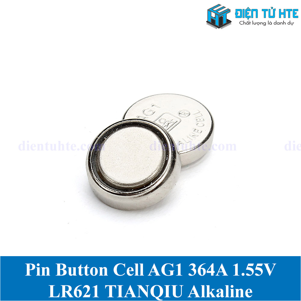 Bộ 5 viên Pin cúc áo AG1 LR621 364A SR621 1.55V