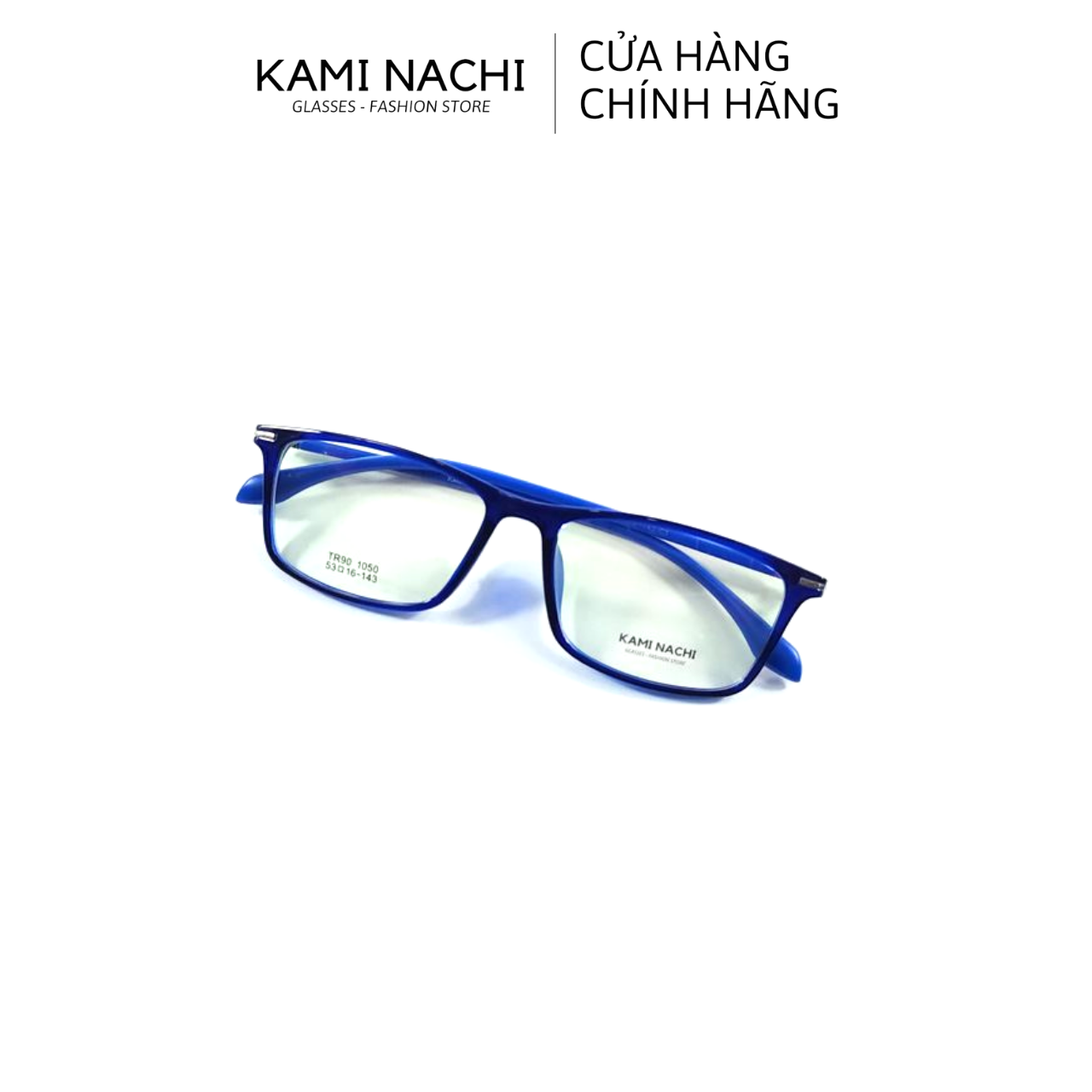 Gọng kính nhựa dáng vuông KAMI NACHI phong cách đơn giản TR90.2019V