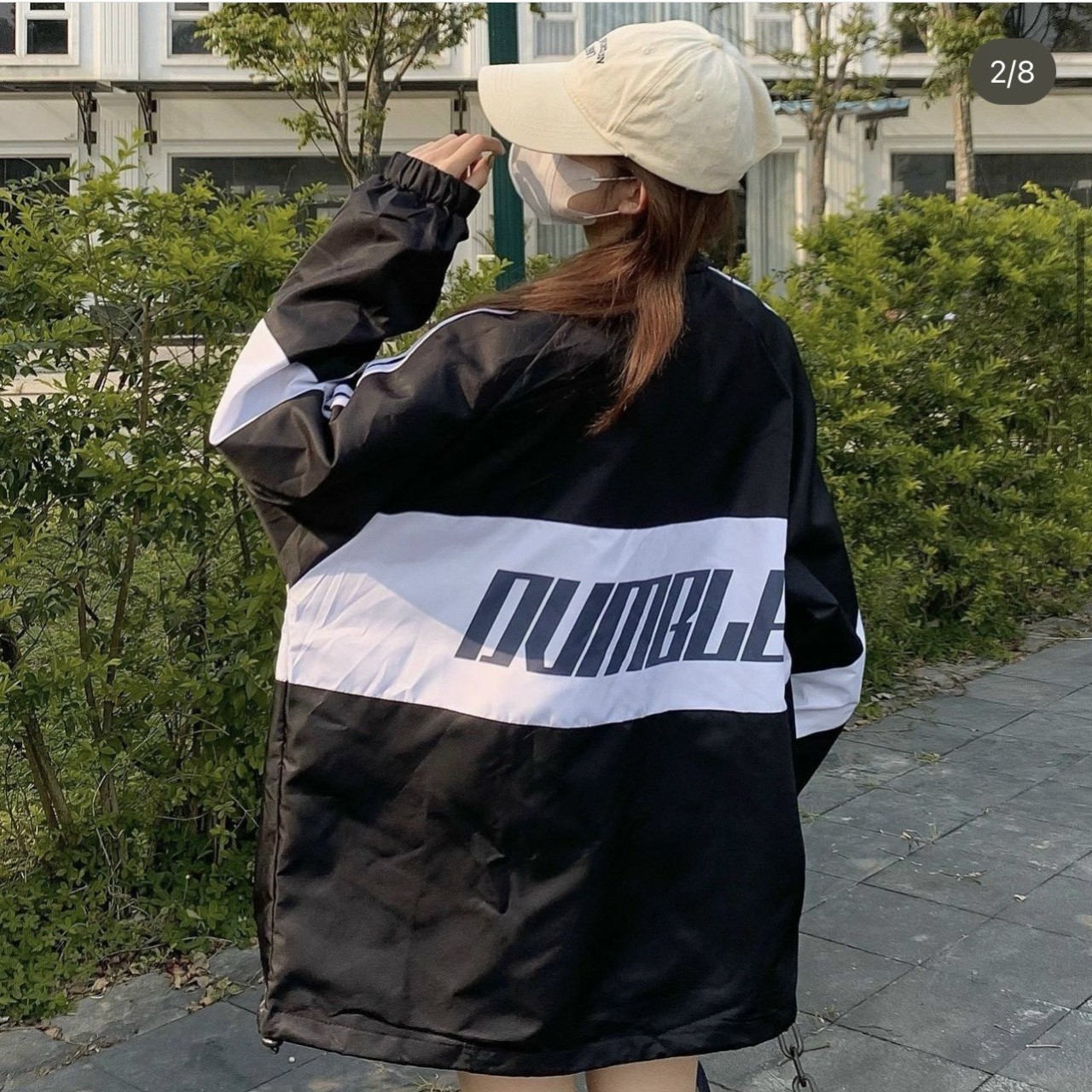 ÁO KHOÁC DÙ DUM 2 LỚP DÂY RÚT Có Túi Trong Cao Cấp Hot Trend FORM RỘNG UNISEX