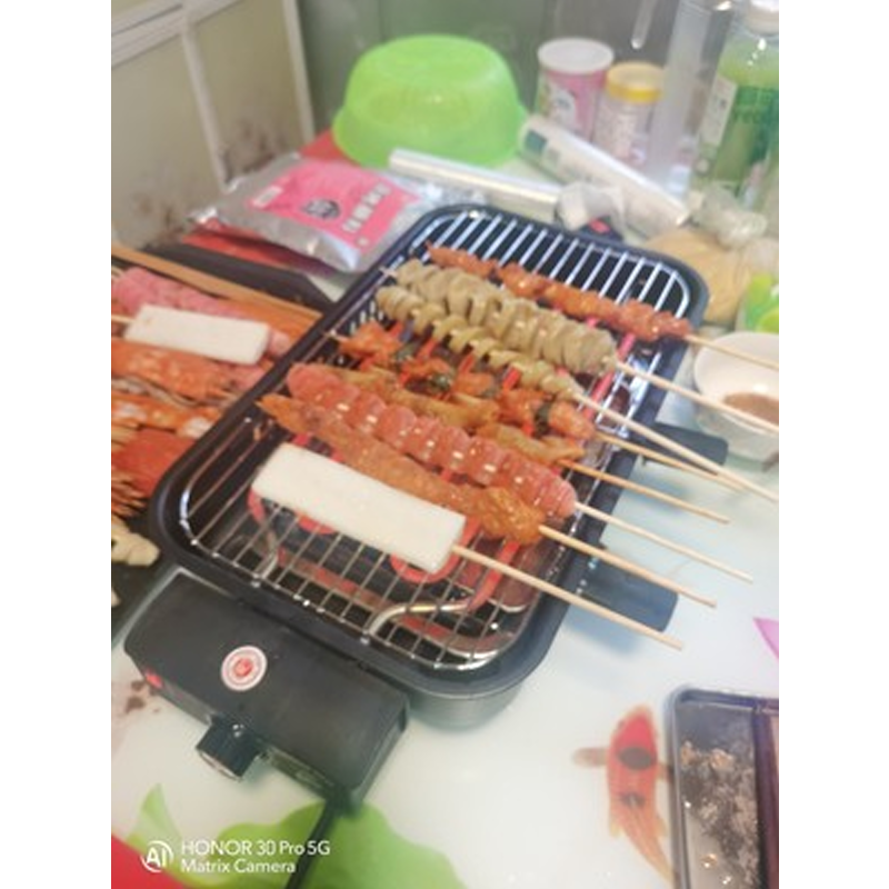 Bếp nướng điện BBQ, Bếp nướng điên không khói có vỉ nướng chống dính công suất 1800W