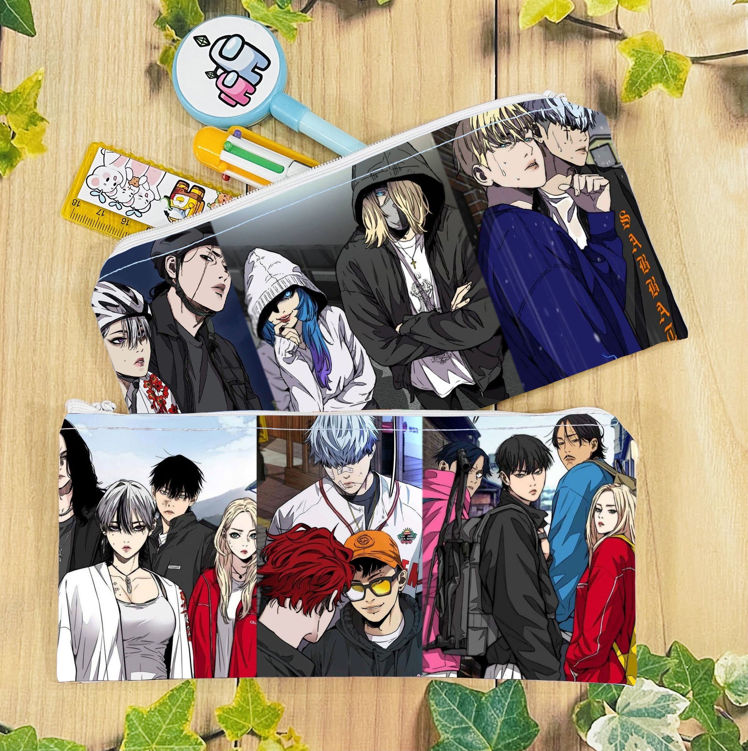 Hộp bút owen knight bl /ví bút  bóp viết anime owen knight