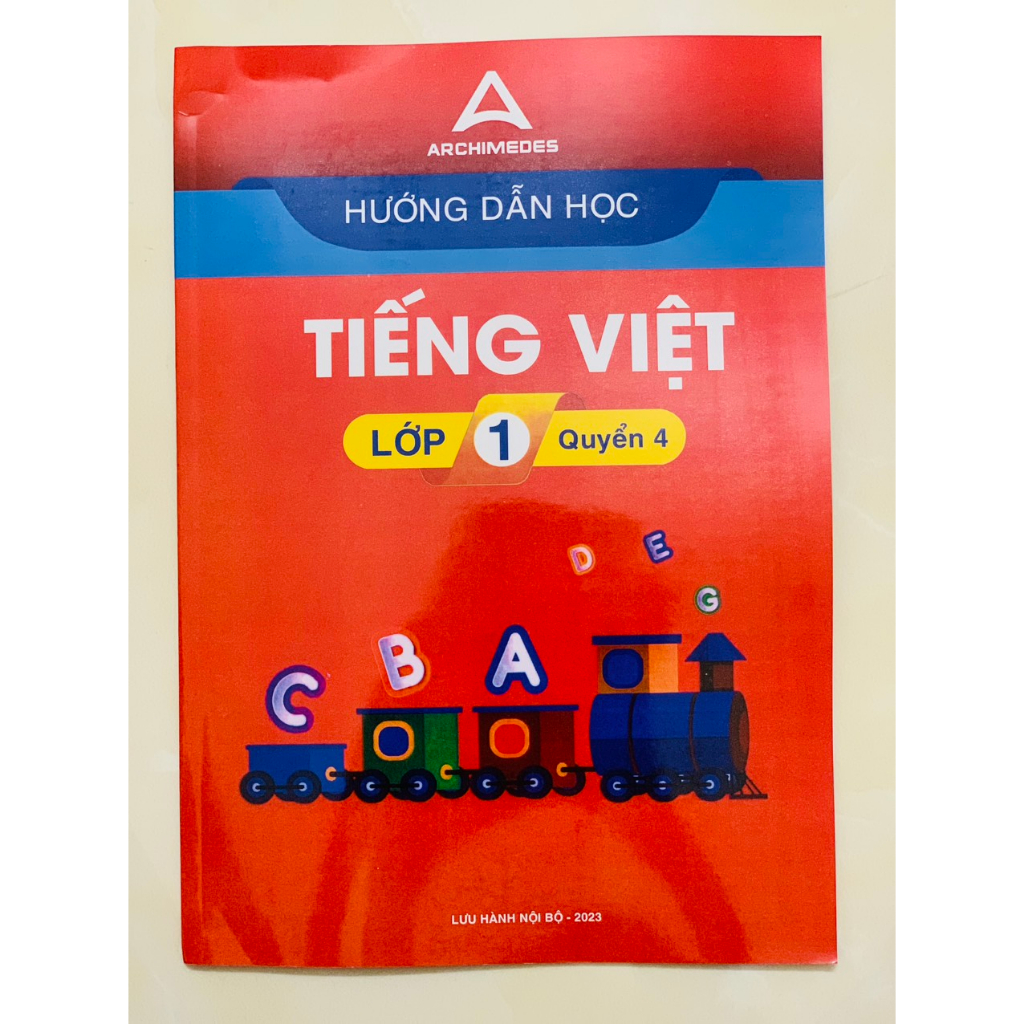 Sách - Combo 4 cuốn Hướng dẫn học tiếng việt lớp 1 (trường Archimedes school )