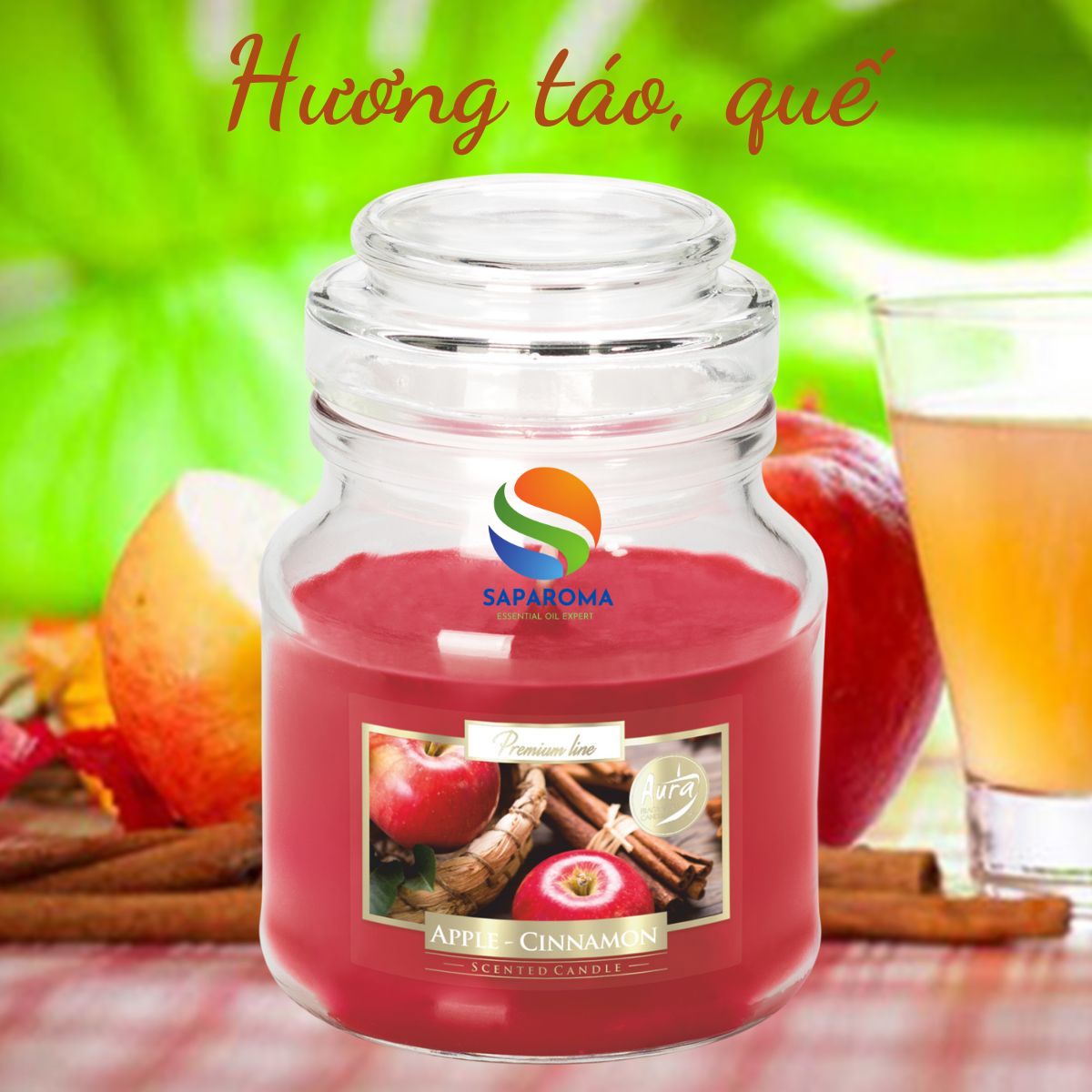 Hũ nến thơm tinh dầu Bispol 120g, nến trang trí, thơm phòng, thư giãn, hỗ trợ khử mùi