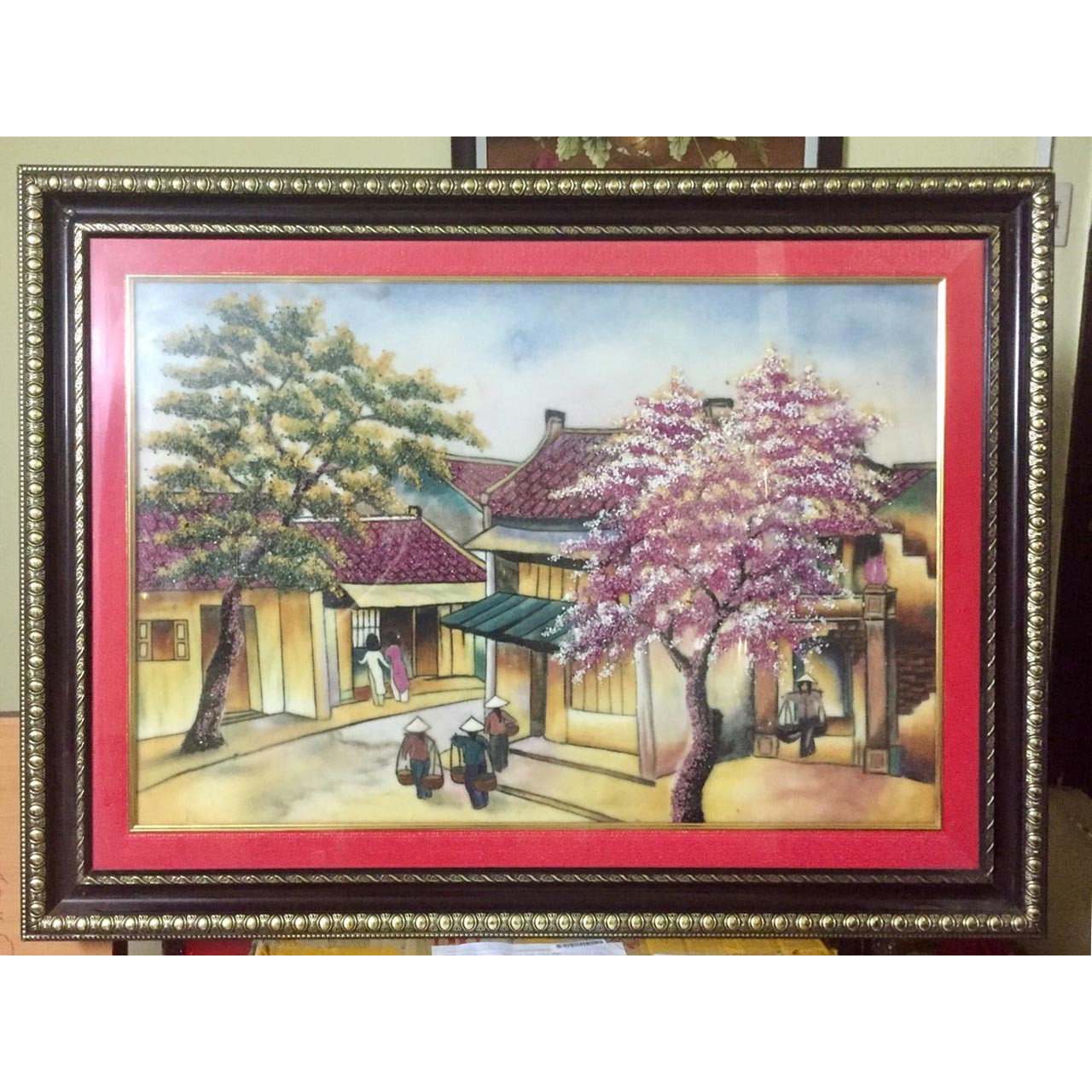 Tranh đá quý Phố Cổ - TD011