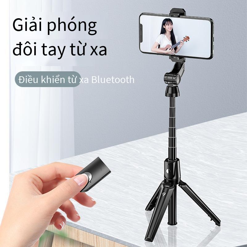 Đảm Bảo Chất Lượng K21 Hợp Kim Nhôm Gậy Selfie Bluetooth Điều Khiển Từ Xa Di Động 1 Phát Sóng Trực Tiếp Chân Đế