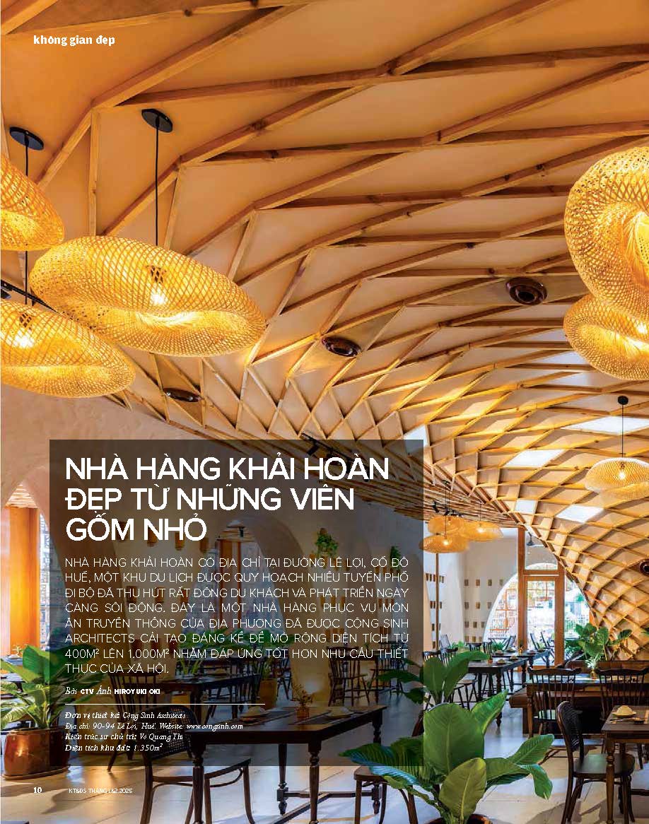 Tạp chí Kiến Trúc và Đời Sống số Xuân Ất Tỵ (Tháng 1&amp;2-2025) _ Hoài niệm-Xanh