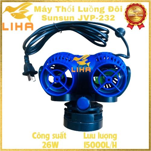 Máy Thổi Luồng Đôi Sunsun JVP-232 (26W - 15000L/H) - Máy Tạo Sóng Cho Bể Cá