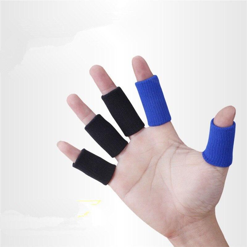 10pcs Stretchy Sports Finger Sleeves Arthritis Support Finger Guard Outdoor Basketball Volleyball Finger Protectio