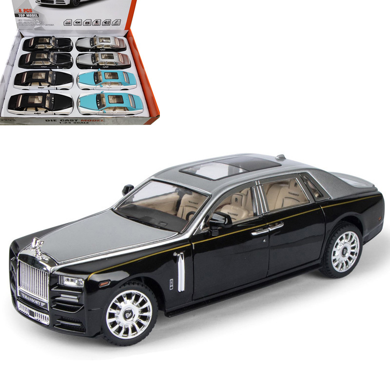 Mô Hình Xe Ô Tô Rolls Royce Yaoying 1:24 Mô Phỏng Xe Ô Tô Có Thể Chuyển Đổi Bằng Hợp Kim Xe Đồ Chơi Trẻ Em Cửa Hàng Bộ Sưu Tập Của Bé Trai