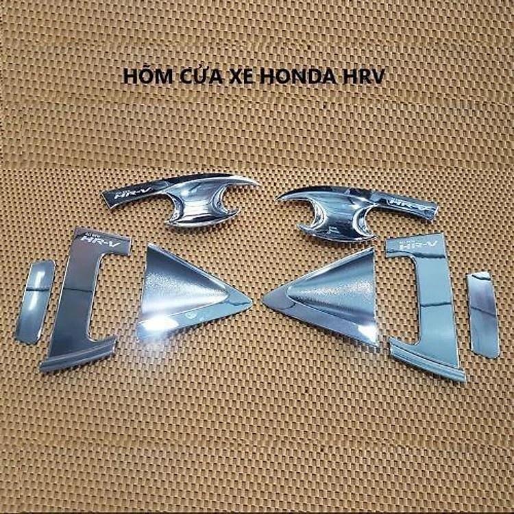 Ốp Tay Cửa Và Hõm Cửa Xe Honda HRV 2019 đến 2023 Mạ Crom Cao Cấp, Chống xước tay cửa làm đẹp cho xe