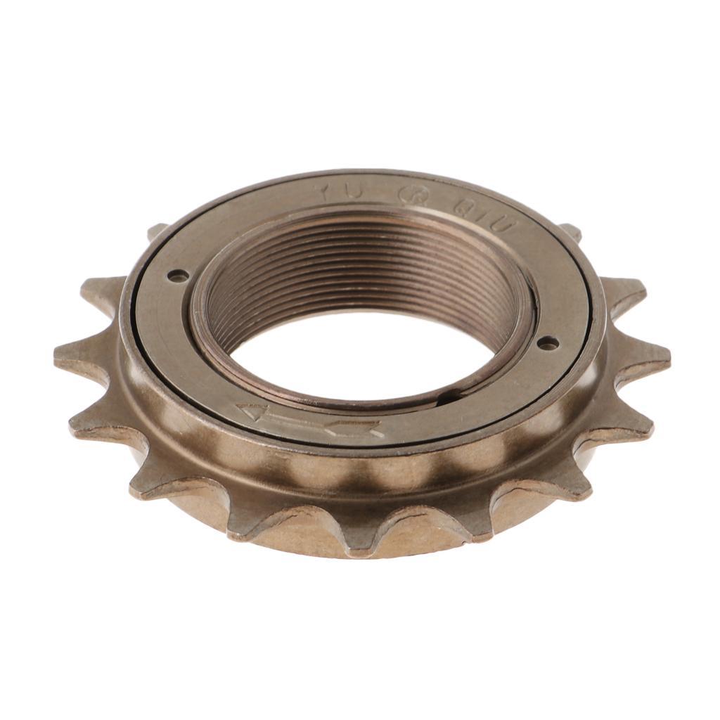2x 16T Teeth 34MM Single Speed Freewheel Flywheel Sprocket Bike Gear