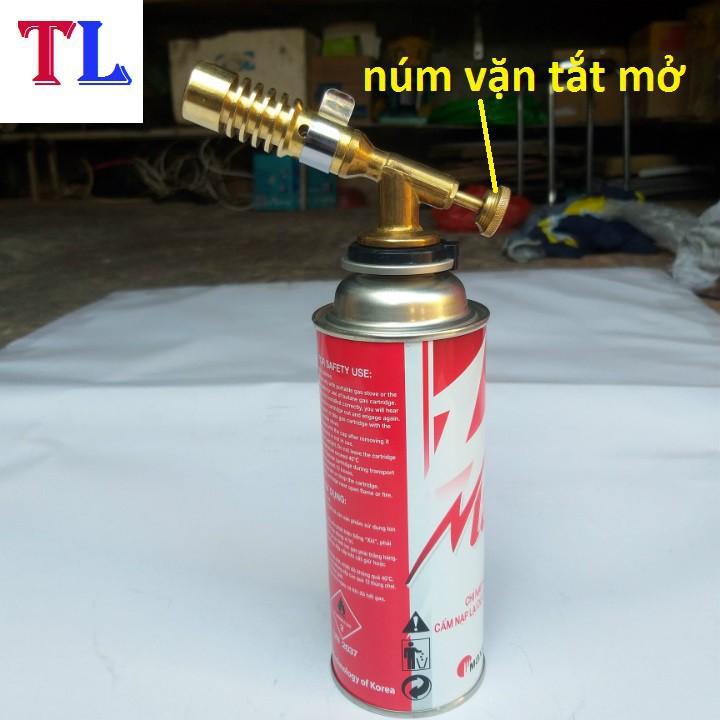 Đèn Khò Gas 1300 Độ Bằng Đồng Nguyên Khối Độ Bền Cao - Đèn Khò Ga Mini - Khò Lửa Mini (Khò 733)