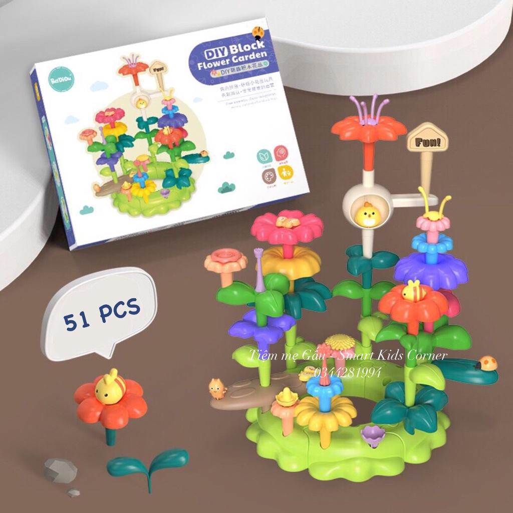 ĐỒ CHƠI DIY LẮP GHÉP KHU VƯỜN CỔ TÍCH FLOWER GARDEN BUILDING TOY SET GIÚP BÉ PHÁT TRIỂN TƯ DUY