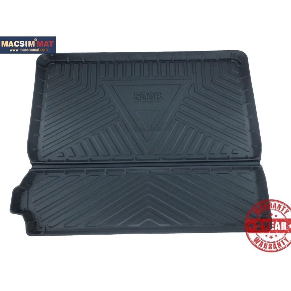 Thảm lót cốp xe ô tô Peugeot 5008 nhãn hiệu Macsim hàng loại 2