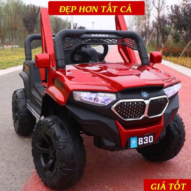 Xe Ô Tô Điện Địa Hình Dành Cho Trẻ Em Từ 1 Tuổi Trở Lên 830 Độ Bền Cao, Kiểu Dáng Đẹp