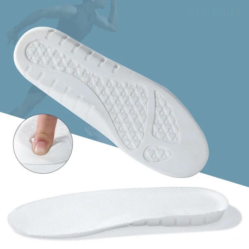 1 Pair Women Sport Insoles High Elastic Ultra-Light Breathable Shockproof Shoe Pads Men EVA Soft Shoes Insole Deodorant