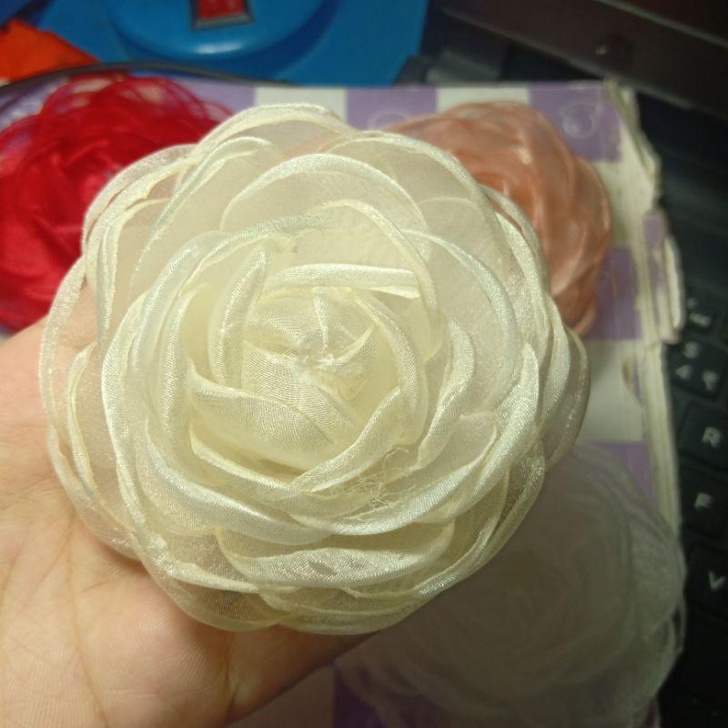 Hoa cài áo vải ren 3D HoaR1