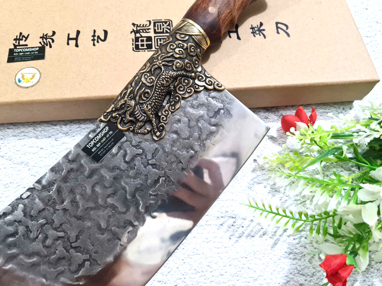 DAO BẾP - DAO THÁI KHÂU KỲ LÂN MÃ A54 DT149 NT topcomshop vn