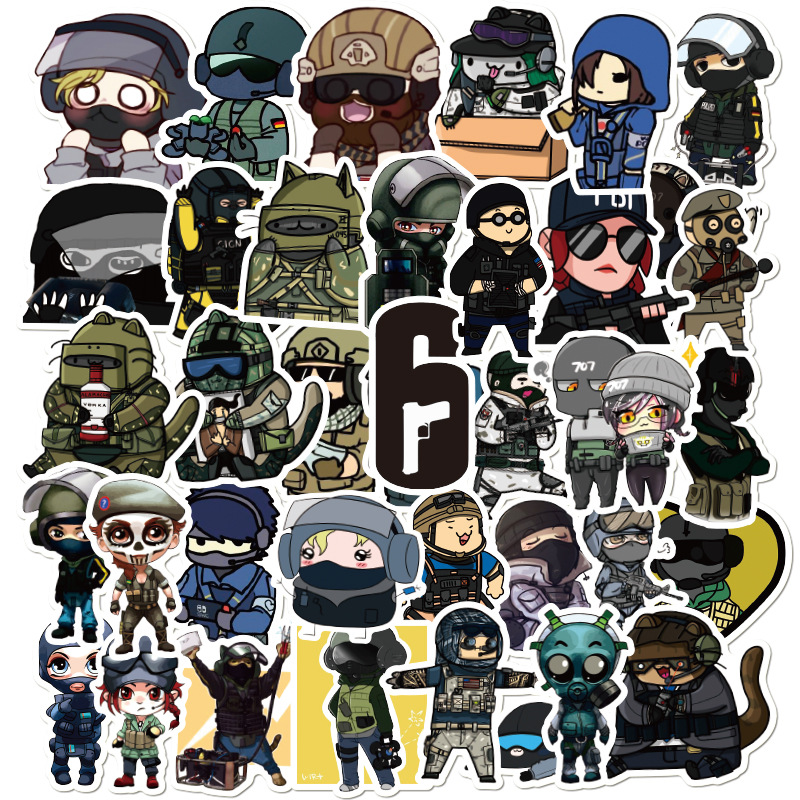 Sticker 50 miếng hình dán CS-GO setB