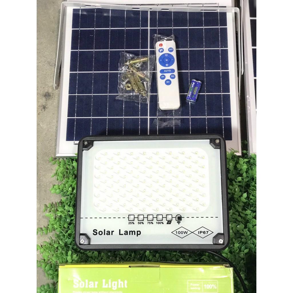 Đèn năng lượng mặt trời 300W, 200W, 100W chống lóa độ bền cao