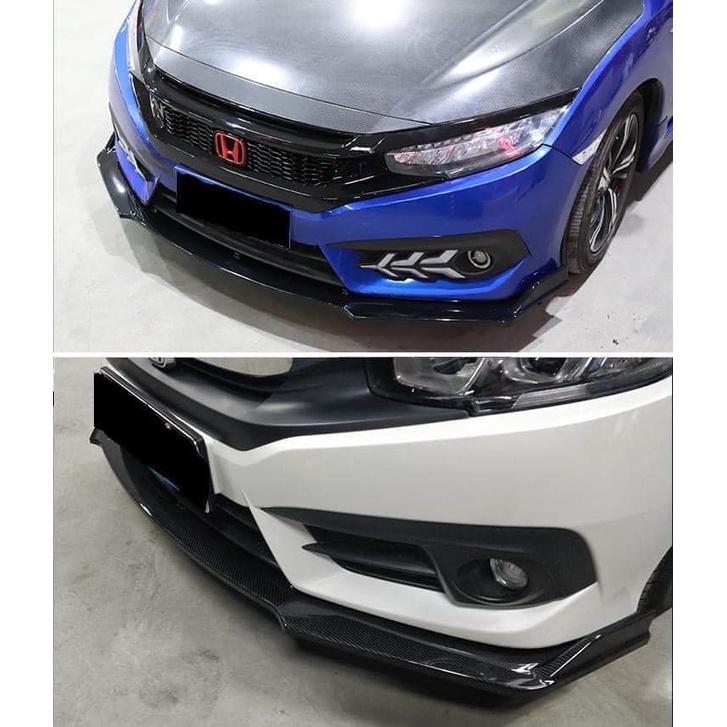 Lip Trước, Cản Trước Thể Thao Brio Nhựa ABS Cao Cấp Chống Va Đập Tốt Phía Dưới Có Gân Tăng Cứng