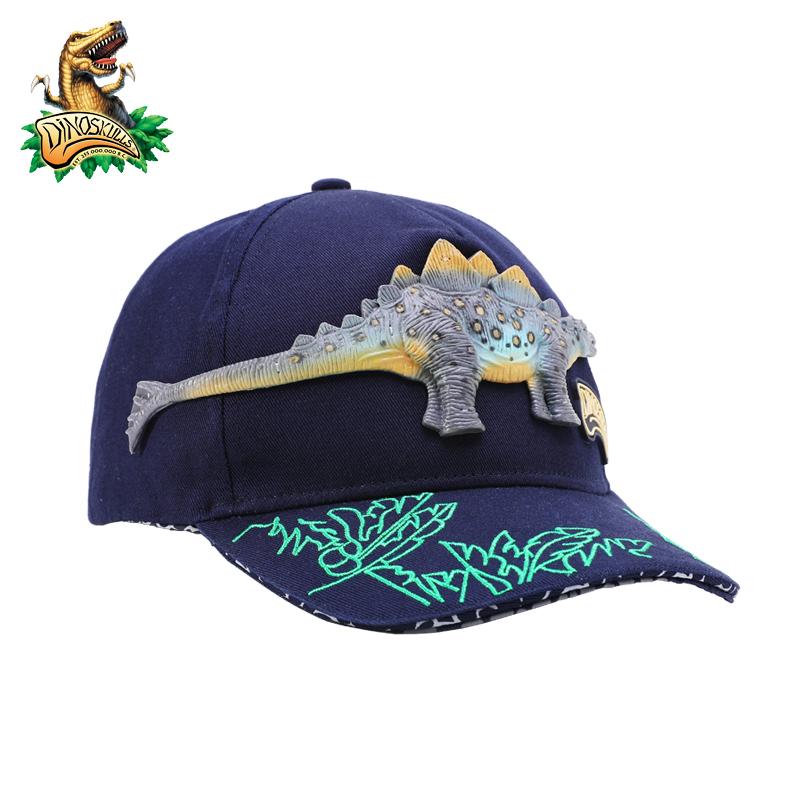 DINOSKULLS Trẻ Em 3D Khủng Long Có Thể Điều Chỉnh Nón Snapback Cho Bé Trai Bé Gái Trẻ Em Mũ Bóng Chày Thoáng Khí Ngoài Trời Du Lịch Thể Thao Miếng Vải