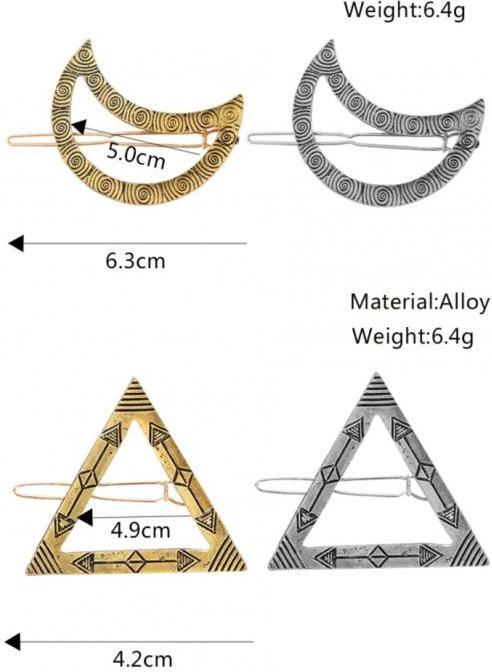 Kẹp tóc thời trang hình tam giác KAH52