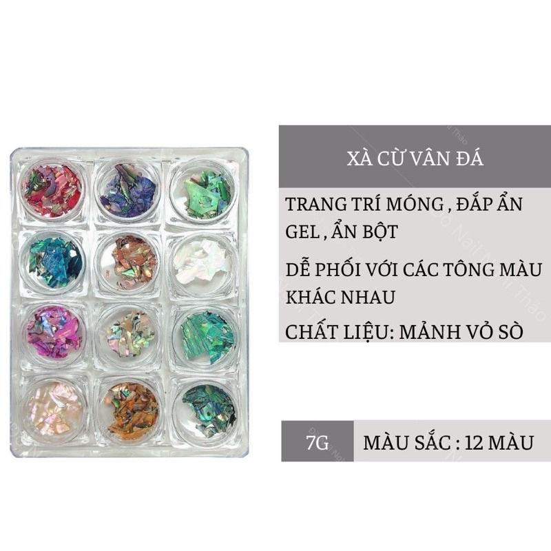 Xà cừ vân đá nail
