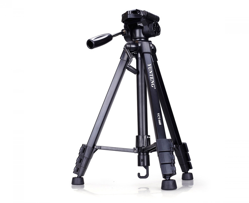 Chân Máy Ảnh Tripod Yunteng VCT - 668 - Hàng Nhập Khẩu