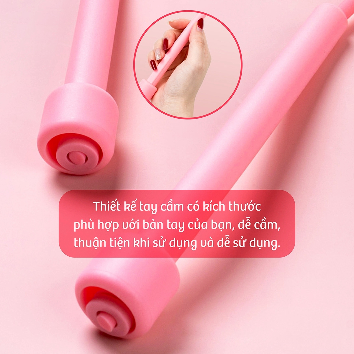 [Loại Tốt – Lõi Thép] Dây nhảy thể dục JR200 có thể điều chỉnh dây, Dây nhảy lõi thép, không bị rối dùng để tập thể dục độ dài 2.9m, hỗ trợ giảm cân