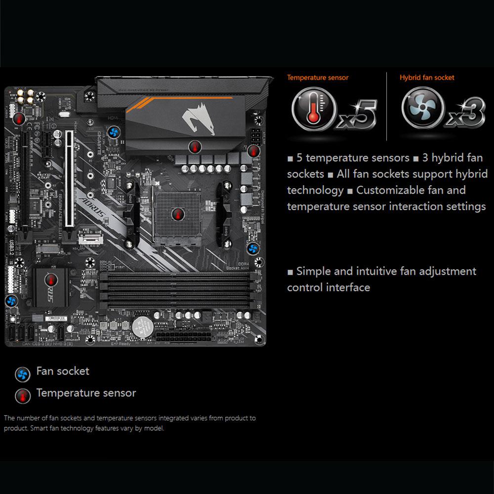 Novo Amd Ryzen 5 5600 R5 5600 CPU Gigabyte B550M Aorus Elite Bo mạch chủ Suit Suit AM4 Tất cả Bo mạch chủ Gy mới DDR4