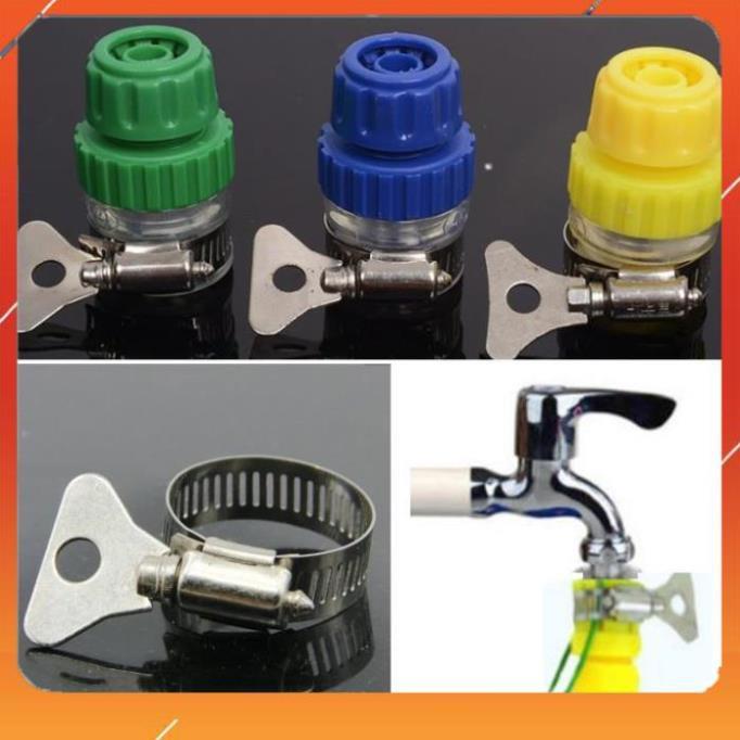 Vòi Xịt️Evoucher Bộ dây vòi xịt nước rửa xe, tưới cây , tăng áp 3 lần, loại 20m 206236 đầu đồng, đai+ đai