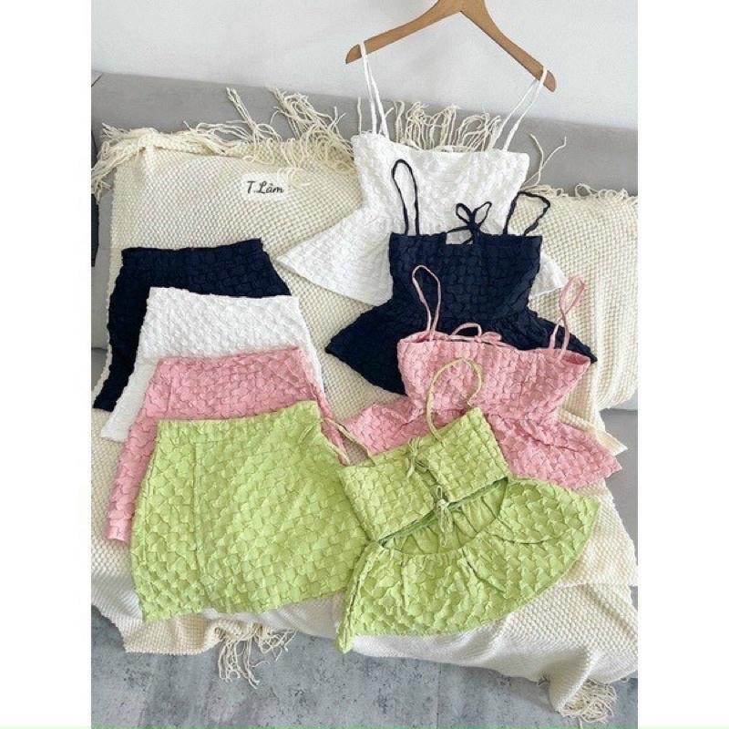 áo hai dây xốp đan lưng(có mút ngực